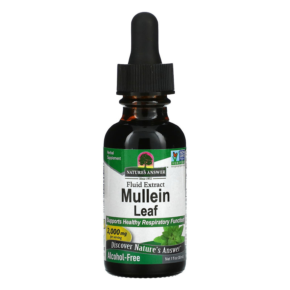 Natures Answer Mullein Leaf Alcohol Free - 1 Oz